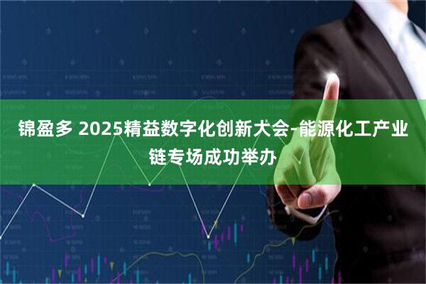 锦盈多 2025精益数字化创新大会-能源化工产业链专场成功举办